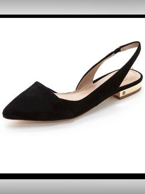 Tory Burch suede pointed toe flats